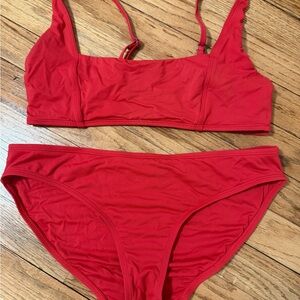 Andie Red Bikini Set